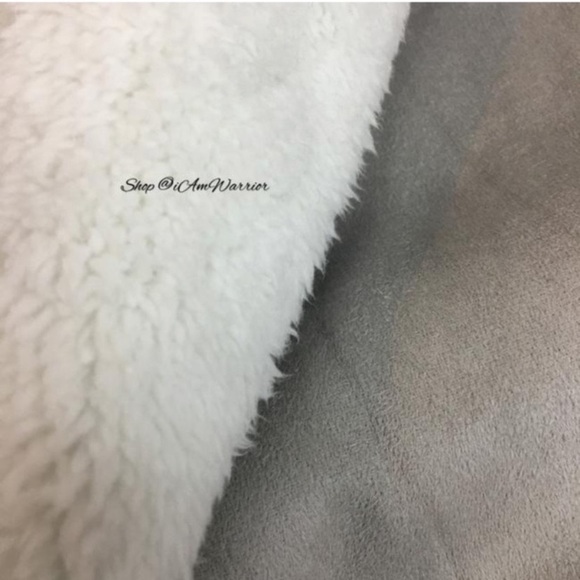 Kenneth Cole NWT vegan suede faux shearling jacket *shop@iamwarrior - Picture 5 of 7